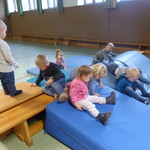 Turnen macht auch unseren Krippenkindern Spaß